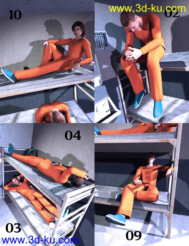 Doing Time Poses for Genesis 2 Male(s)模型的图片12