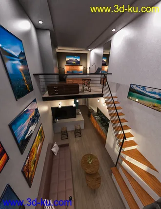 3D打印模型Double Story Studio的图片