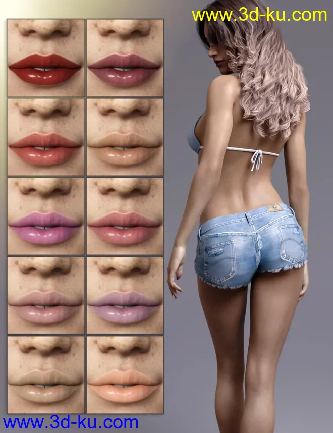 Dove HD for Genesis 8 Female模型的图片9
