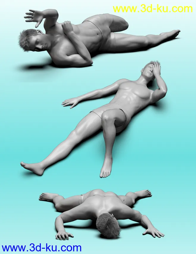 Down But Not Out poses for Genesis 8模型的图片7