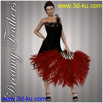 3D打印模型Dreamy Feathers的图片