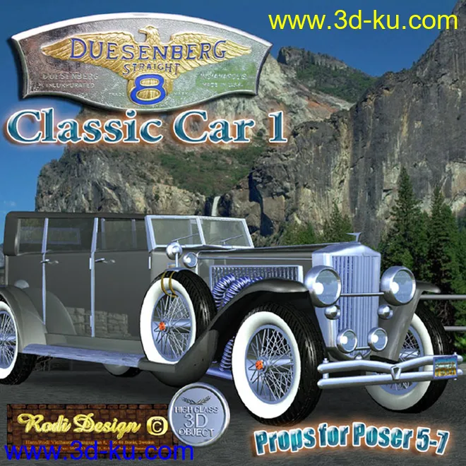 Duesenberg, Classic Car 1模型的图片1