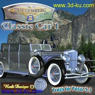 3D打印模型Duesenberg, Classic Car 1的图片