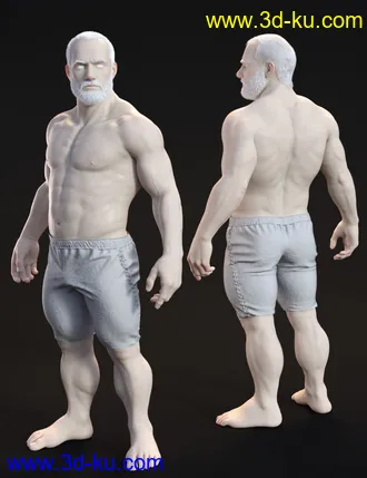 Dwarf HD for Genesis 8 Male模型的图片4