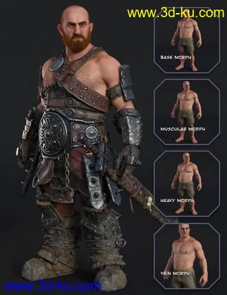 3D打印模型Dwarf HD for Genesis 8 Male的图片