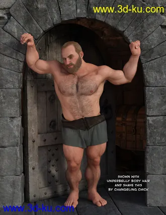 Dwarf HD for Genesis 8 Male模型的图片19