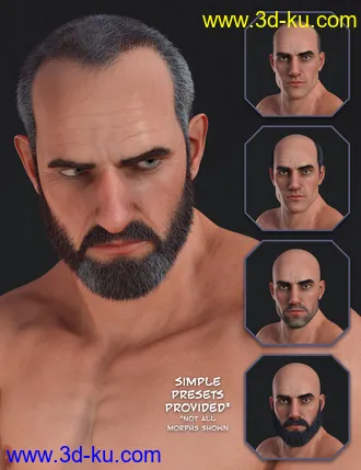Dwarf HD for Genesis 8 Male模型的图片22