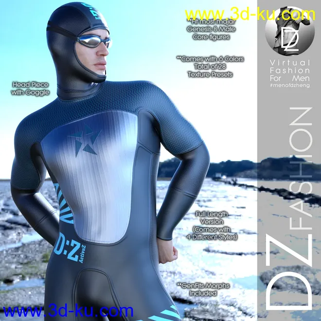 DZ G8M ActiveZ 3 - WetSuitZ模型的图片1