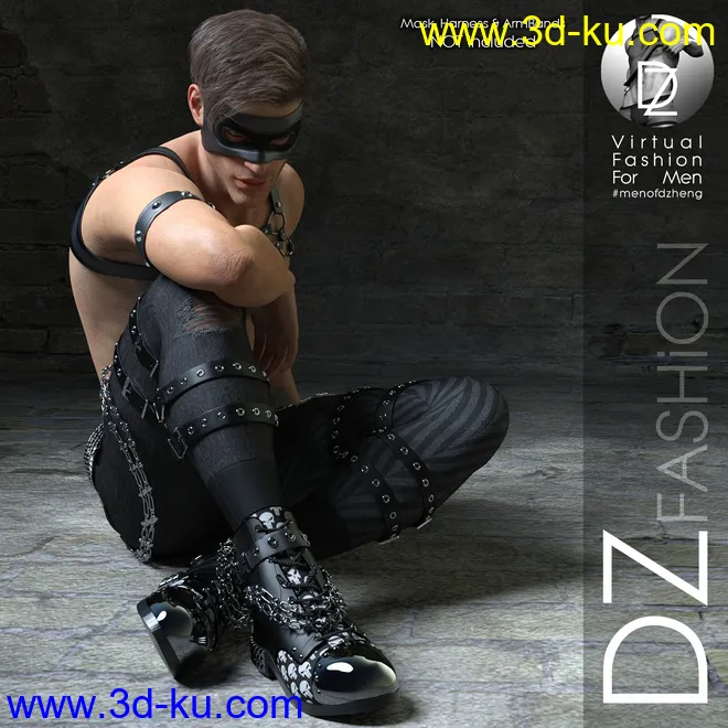 DZ G8M GothZ - GPantZ N GBootZ模型的图片1