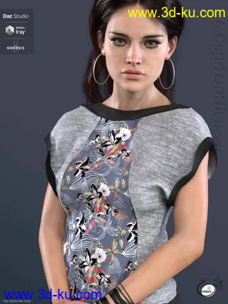 3D打印模型EA Capri Outfit for Genesis 8 Female(s)的图片