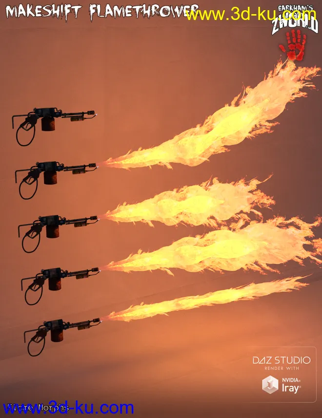 EArkham's ZWorld Makeshift Flamethrower模型的图片4