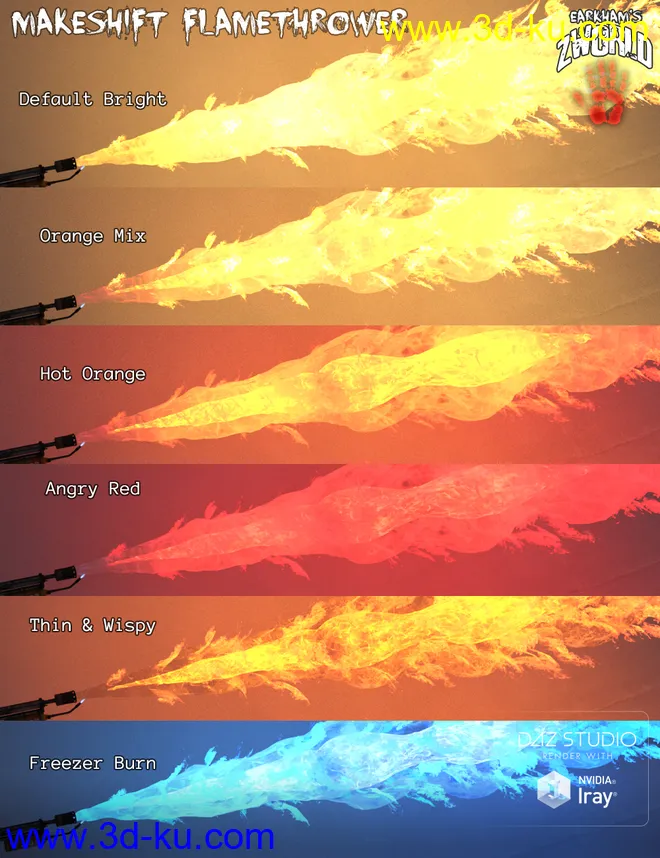 EArkham's ZWorld Makeshift Flamethrower模型的图片5