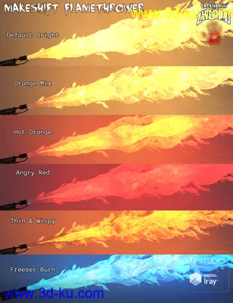 3D打印模型EArkham's ZWorld Makeshift Flamethrower的图片