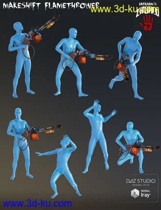3D打印模型EArkham's ZWorld Makeshift Flamethrower的图片