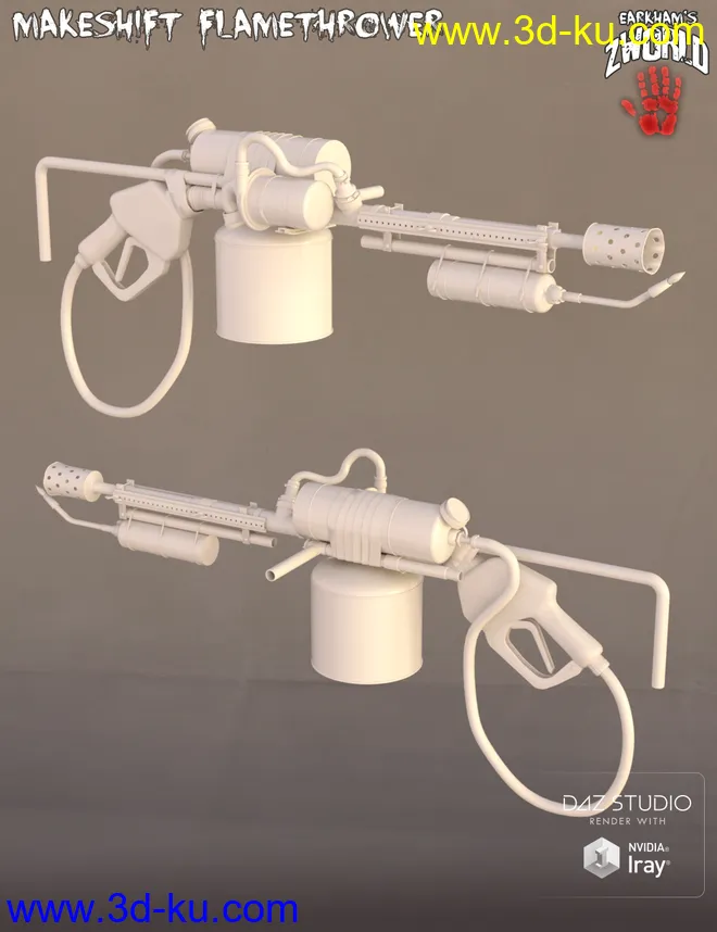 EArkham's ZWorld Makeshift Flamethrower模型的图片9
