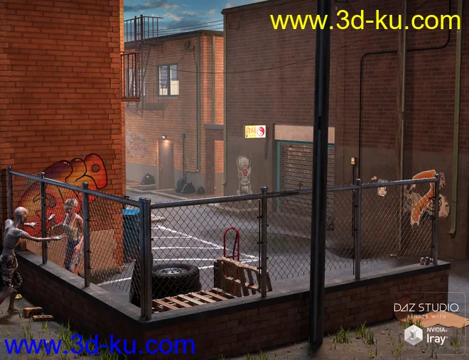 EArkham's ZWorld Secret Alley模型的图片3