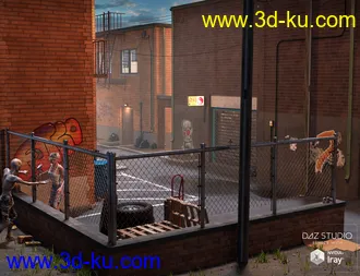 3D打印模型EArkham's ZWorld Secret Alley的图片