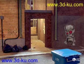 3D打印模型EArkham's ZWorld Secret Alley的图片