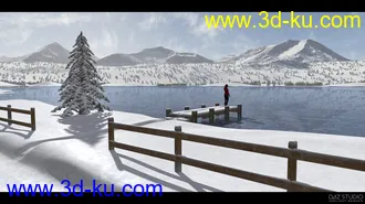 3D打印模型Easy Environments Frozen Lake的图片
