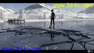 3D打印模型Easy Environments Frozen Lake的图片