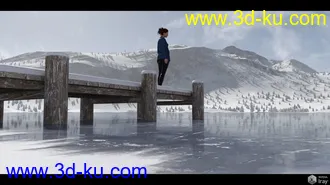 3D打印模型Easy Environments Frozen Lake的图片