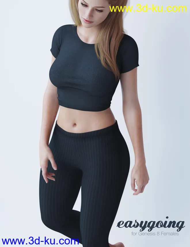 Easygoing Outfit for Genesis 8 Female(s)模型的图片1