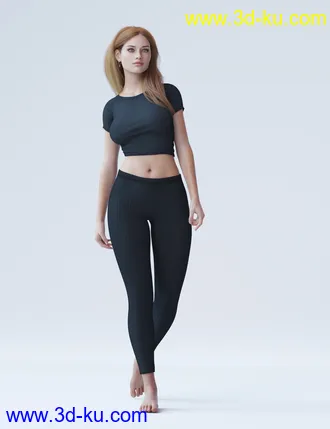 3D打印模型Easygoing Outfit for Genesis 8 Female(s)的图片