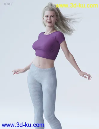 3D打印模型Easygoing Outfit for Genesis 8 Female(s)的图片