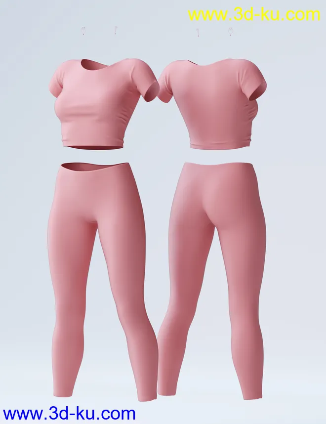 Easygoing Outfit for Genesis 8 Female(s)模型的图片11