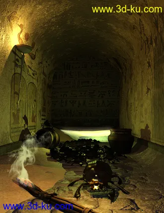 3D打印模型Egyptian Scarab的图片