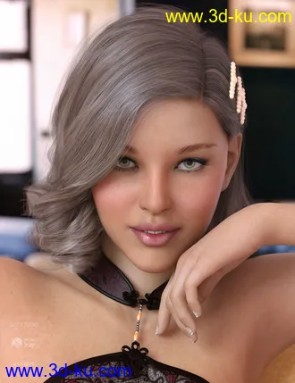 3D打印模型Eilis Hair for Genesis 3 & 8 Females的图片