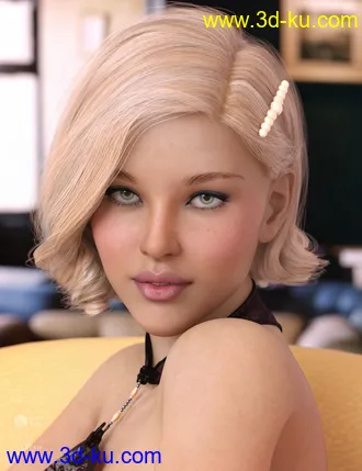3D打印模型Eilis Hair for Genesis 3 & 8 Females的图片