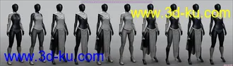 3D打印模型Ekialys' Ny for Genesis 8 Females的图片