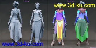 3D打印模型Ekialys' Ny for Genesis 8 Females的图片