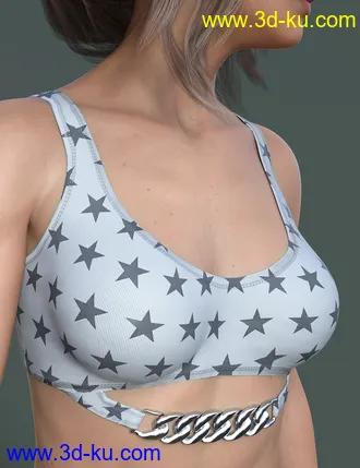 3D打印模型Elegant Swimsuit for Genesis 8 Female(s)的图片