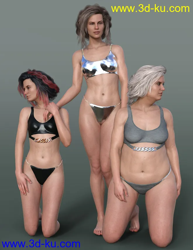 Elegant Swimsuit for Genesis 8 Female(s)模型的图片3