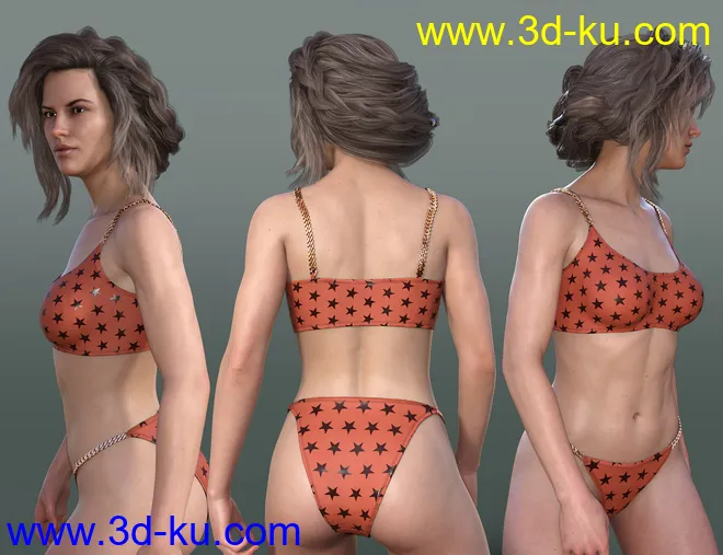 Elegant Swimsuit for Genesis 8 Female(s)模型的图片4