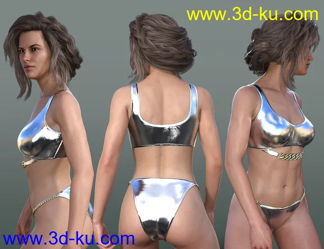 Elegant Swimsuit for Genesis 8 Female(s)模型的图片5