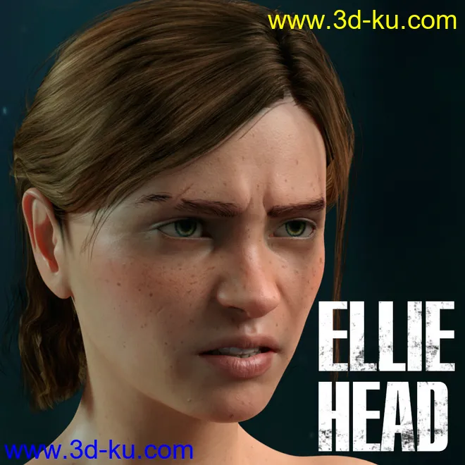 Ellie for DAZ Genesis 8 Female模型的图片1