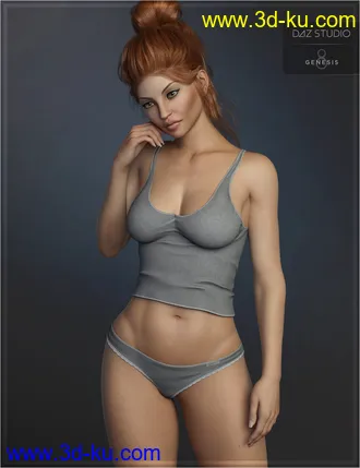3D打印模型Emalie for Genesis 8 Female的图片