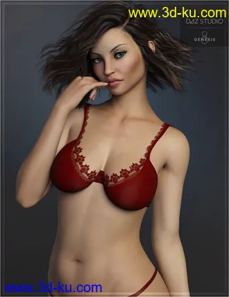 3D打印模型Emalie for Genesis 8 Female的图片