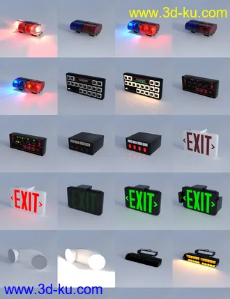 3D打印模型Emergency Lights Galore的图片