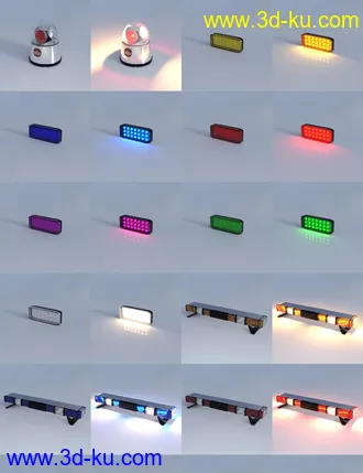 3D打印模型Emergency Lights Galore的图片