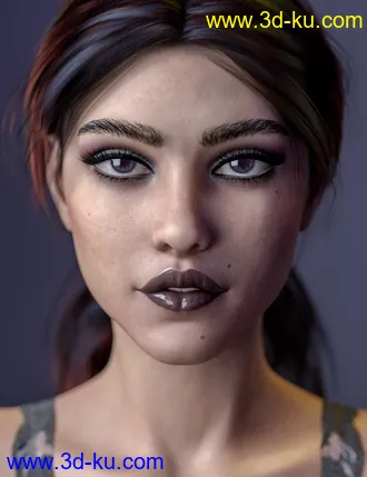3D打印模型Emilia HD For Genesis 8 Female的图片