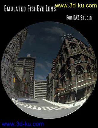 3D打印模型Emulated FishEye Lens for DAZ Studio的图片