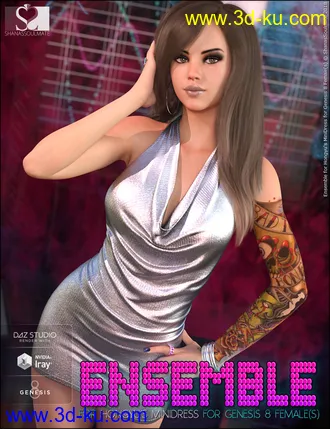 3D打印模型Ensemble Textures for Hongyu's Mini Dress的图片