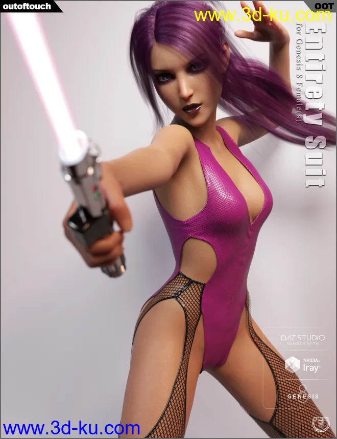 Entirety Leather Suit for Genesis 8 Female(s)模型的图片10