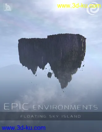 3D打印模型Epic Environments - Floating Sky Island的图片