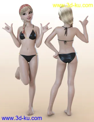 3D打印模型Erica Doll for Posey and Petunia的图片