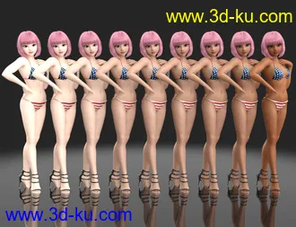 3D打印模型Erica Doll for Posey and Petunia的图片